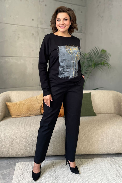 Джемпер Rumoda 2146 черный  фото 3