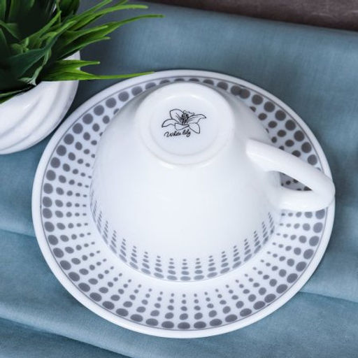 Чайный набор 12 предметов 220 мл / GB220/GD55-6A (7066) /уп 8/ Точки - Галеонтрейд фото 5