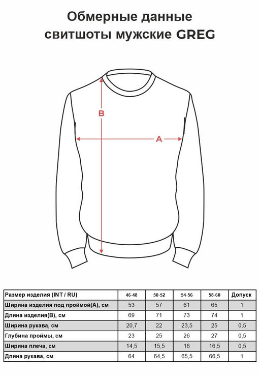 Джемпер мужской GREG G121-RH145-11 (т.голубой)  фото 7