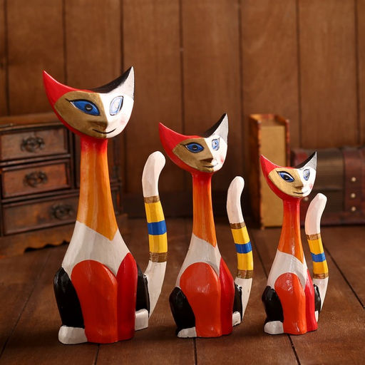 Сувенирный набор «Кошки», 22×7×30 см, набор 3 шт.