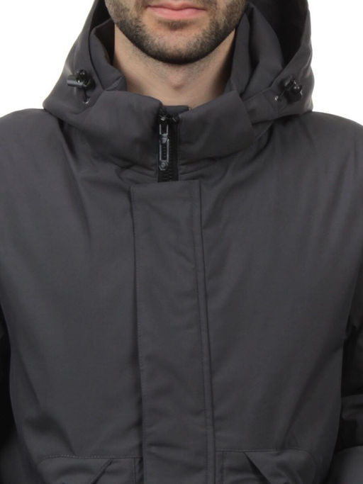 2180 DK. GRAY Куртка мужская зимняя облегченная (130 гр. холлофайбер)