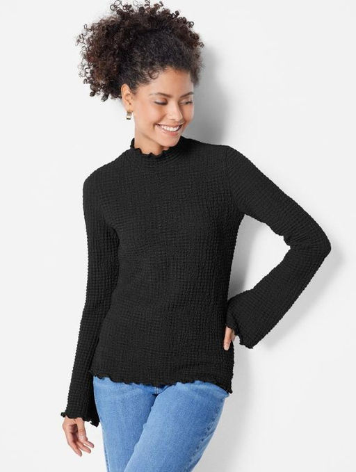 Женский жаккардовый лонгслив ESMARA  фото 6