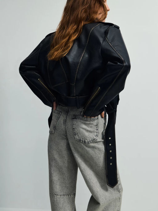 Джинсы wide leg с высокой посадкой / Zarina  фото 2