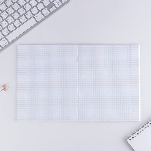 Цена за 3 шт. Тетрадь в клетку, 48 л., А5, на скрепке, блок №1 Паттерн МИКС - Artfox study фото 6