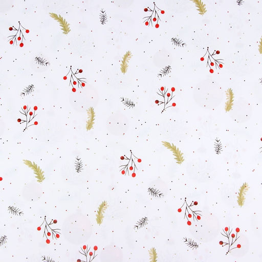 Цена за 10 шт. Бумага упаковочная новогодняя Красные шарики, глянец, двусторонняя, 80 г/м? , 70?100 см - UPAK LAND фото 6