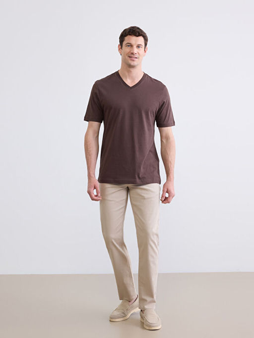 V Yaka Penye Erkek Ti??rt