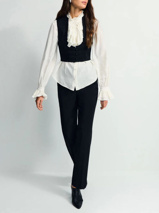 Зауженные брюки с хлопком в составе / Zarina