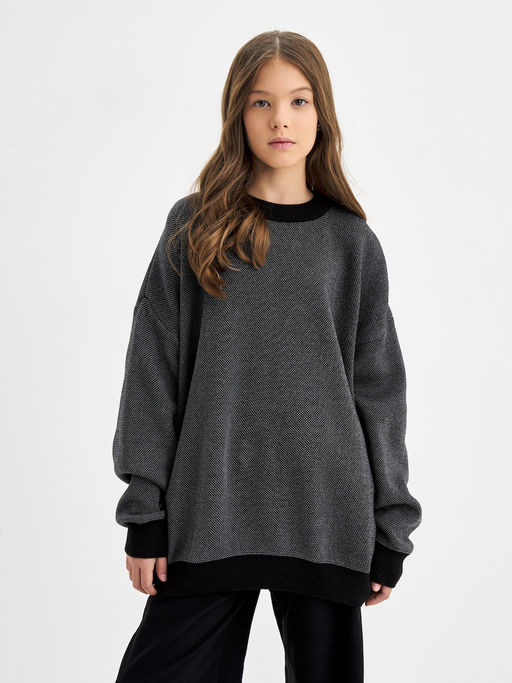 Черный джемпер для мальчика