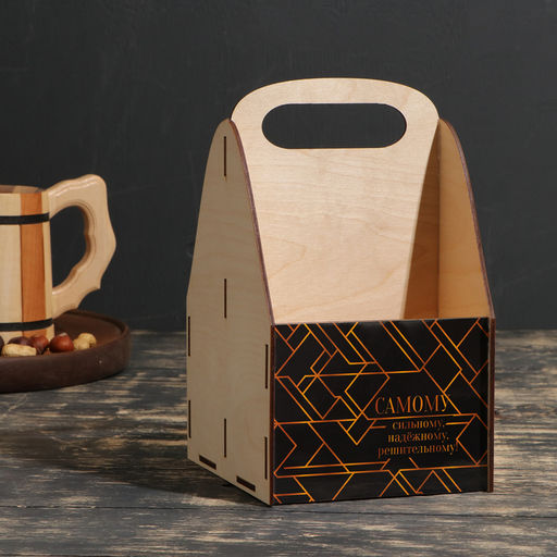 Ящик под пиво Сильному и решительному - Simaland фото 2