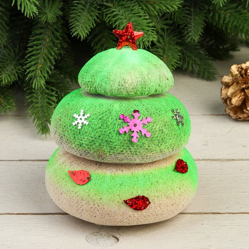 Набор для выращивания «Ёлка Новогодняя», фигурка растущая в подарочной упаковке