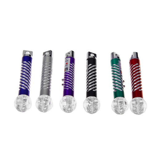 Цена за 24 шт. Фонарик Шар, на карабине, с лазером, светящийся, цвета МИКС - Simaland фото 2