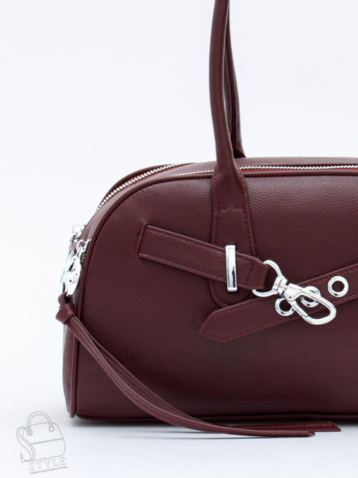 Сумка женская кожаная 9198SP wine red Velina Fabbaino-Safenta в Новосибирске