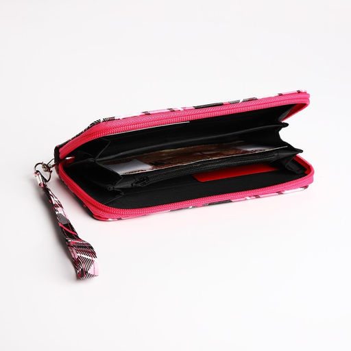 Кошелёк на молнии, цвет розовый - Simaland фото 4