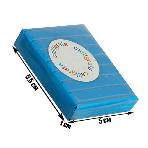 Полимерная глина Calligrata, 50 г, голубая