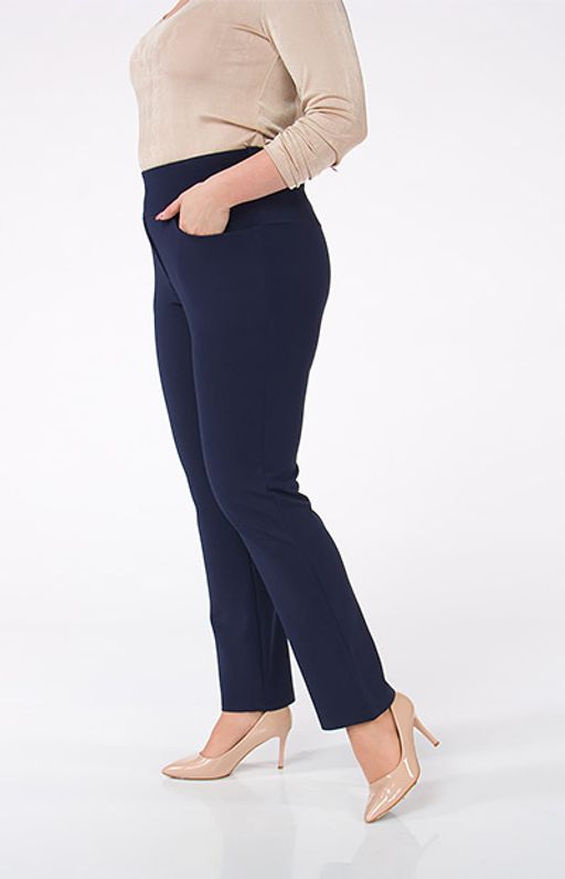 1155/5 брюки из мягкого трикотажа, хорошо тянутся и удобны в носке - Ckc collections фото 2