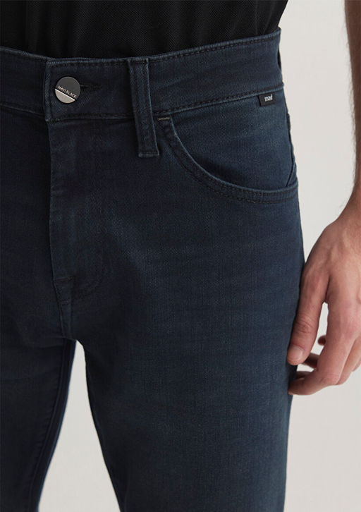 Jake Mavi Black Puslu Gece Mavisi Jean Pantolon фото 6