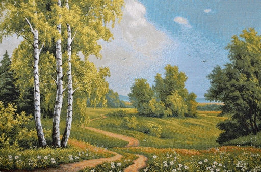 Родной пейзаж -гобеленовая картина