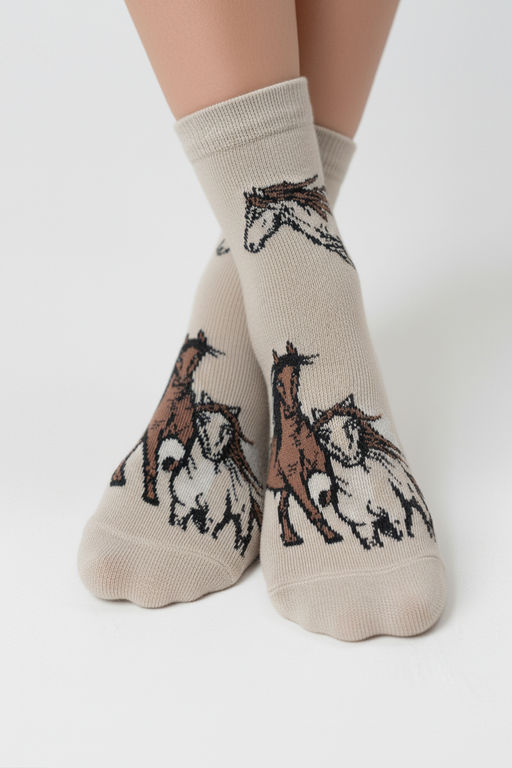 Носки женские Лошадки (набор 3 пары) - Berchelli фото 14