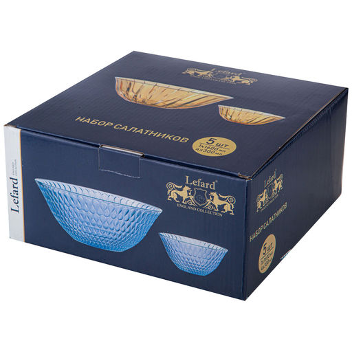 НАБОР САЛАТНИКОВ ИЗ 5 ШТ DIAMANT 1600 МЛ/300 МЛ - Lefard фото 2