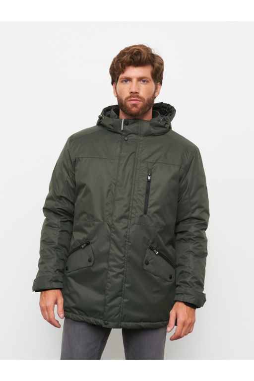 Акция -10%!!! М-33 Куртка классическая мужская утепленная (т.хаки)