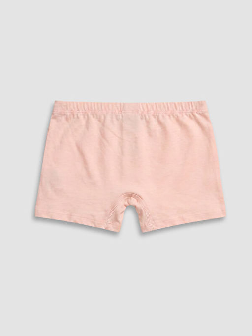 Pamuklu Bask?l? K?z ?ocuk Boxer