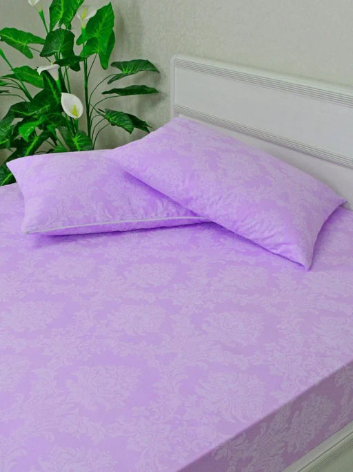 НКонструктор КПБ поплин на молнии Лиловый жаккард Березка  фото 68