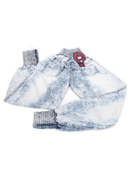 1122 LT. BLUE Брюки женские (95% хлопок, 5% эластан)