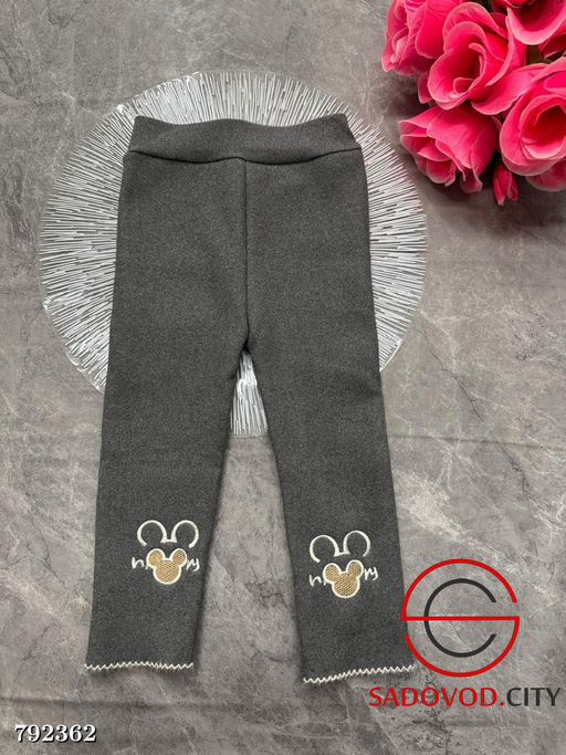 Брюки для девочек с рисункам