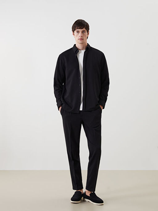 Slim Fit Uzun Kollu Erkek G?mlek