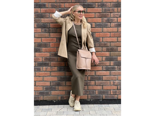 Рюкзак женский Lanotti YN215/бежевый