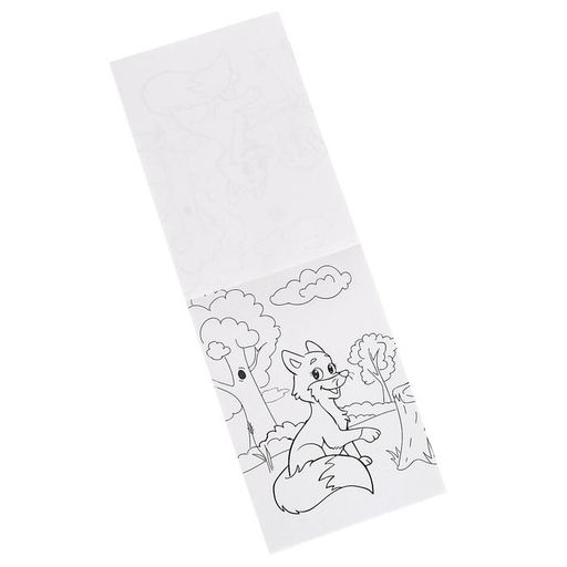 Комплект раскрасок 100 листов Лесные жители