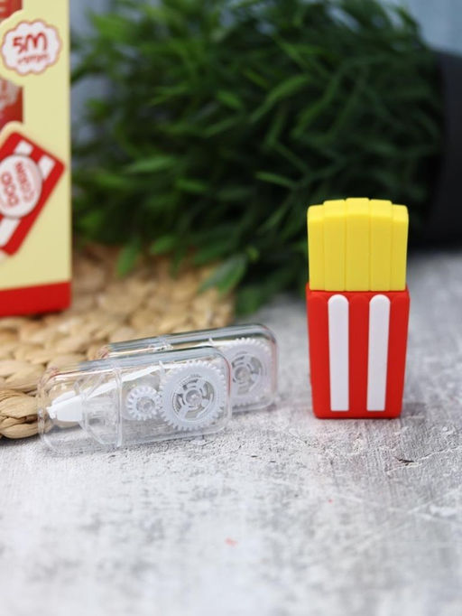 Корректор "French fries", red + 2 сменных блока, шоу-бокс 8 шт.