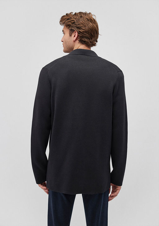 Antrasit Triko Blazer - Mavi фото 4