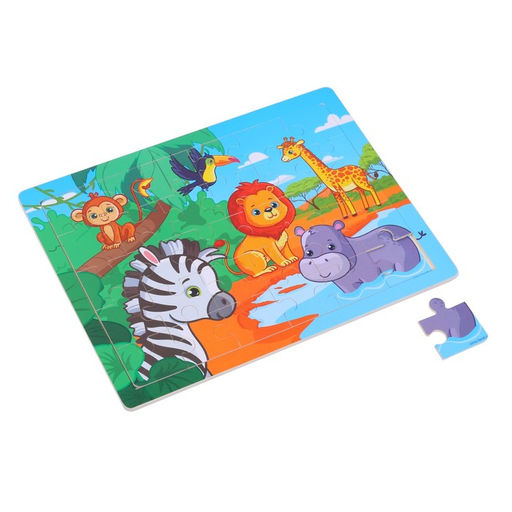 Пазл большой Африка, 30 элементов - Лесная мастерская фото 2