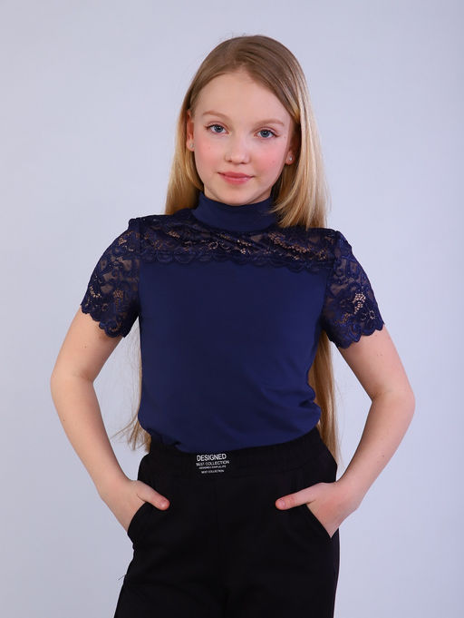 Джемпер Ася синий, ДЖ-38-2 - От егорки до егора фото 2