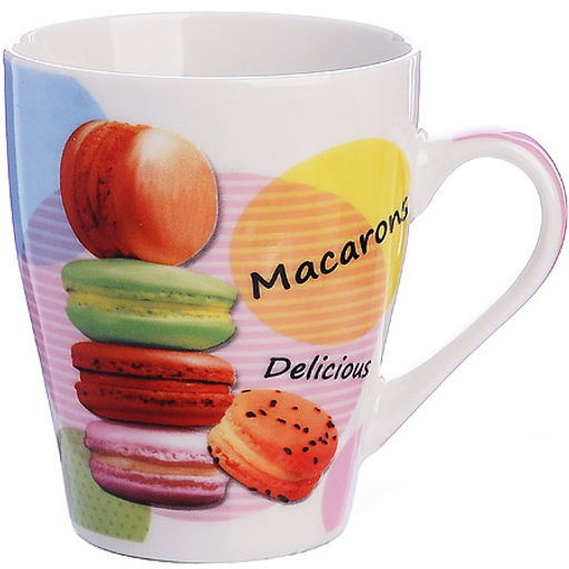 25971 Кружка 340мл Макаруны (мин.4шт)LR(х36) - Mayer&boch фото 4