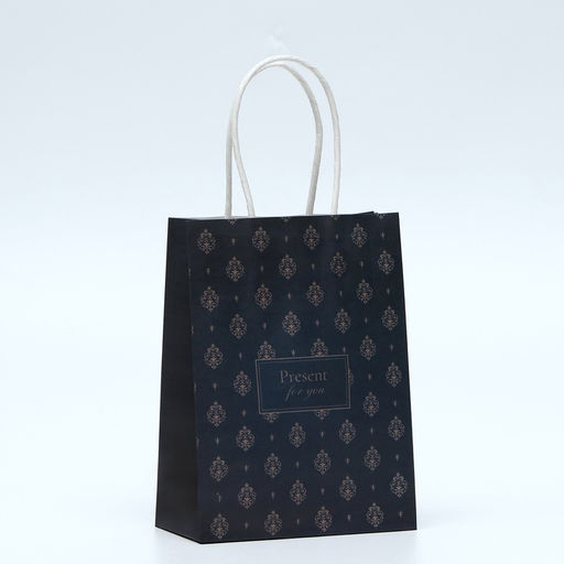 Цена за 3 шт. Пакет подарочный крафтовый Present for you 15?12?6 см, 120 г/м?