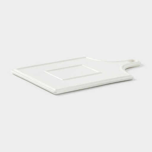 Блюдо керамическое для подачи Доляна «Гриль», 18×28 см, цвет белый