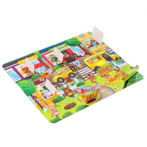 Пазлы с окошками Зооленд, 17 деталей - Puzzle time фото 6