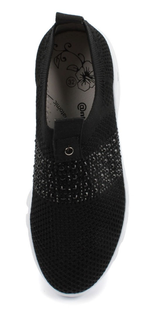 AL 6661 Полуботинки типа кроссовые детские, черный, черный - Antilopa фото 4