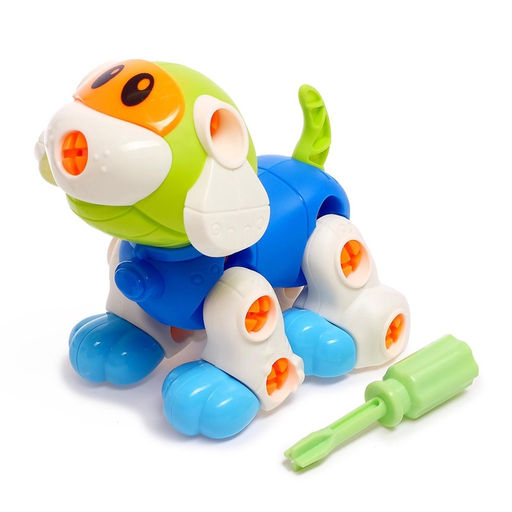 Конструктор винтовой Собачка, 43 детали, с отвёрткой - Simaland фото 6