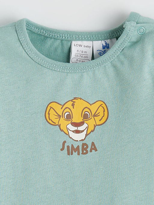 Aslan Kral Bask?l? Erkek Bebek ??t??tl? Body