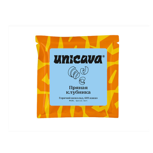 Пряная клубника, горячий шоколад 60 %