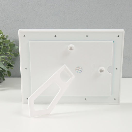 Фоторамка для фото 13?18 см Цветочная, пластик, голубая, 23?2?18 см