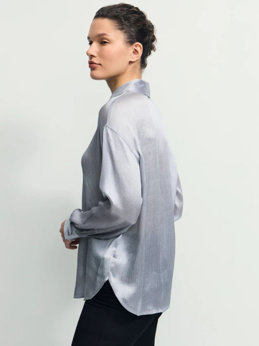 Базовая атласная блузка / Zarina  фото 4