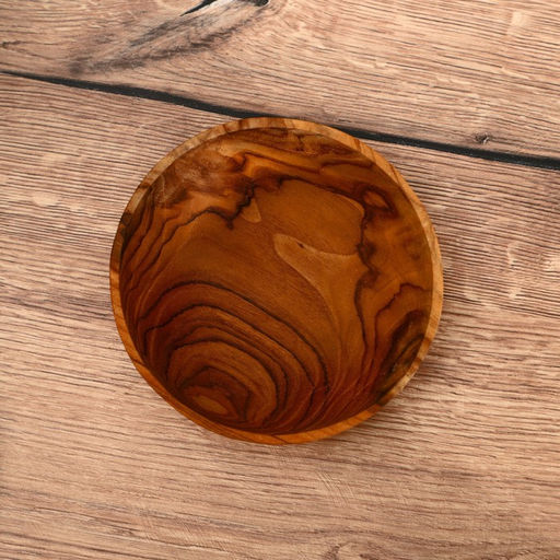 Набор тарелок 5 штук, тиковое дерево