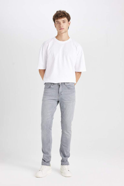 Pedro Slim Fit Джинсовые брюки узкого кроя с нормальной талией и узкими штанинами - Defacto фото 9
