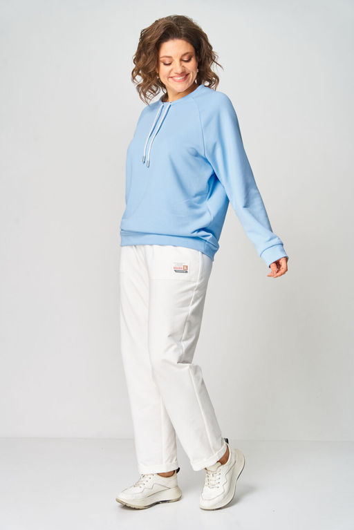 Джемпер Rumoda 2270 голубой  фото 9