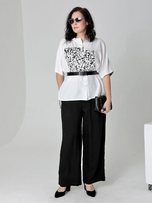 25235 Блуза белый