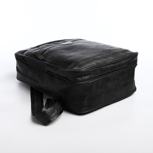 Рюкзак мужской на молнии, 2 наружных кармана, цвет серый - Simaland фото 5